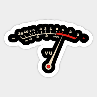 Volume VU Meter Sticker